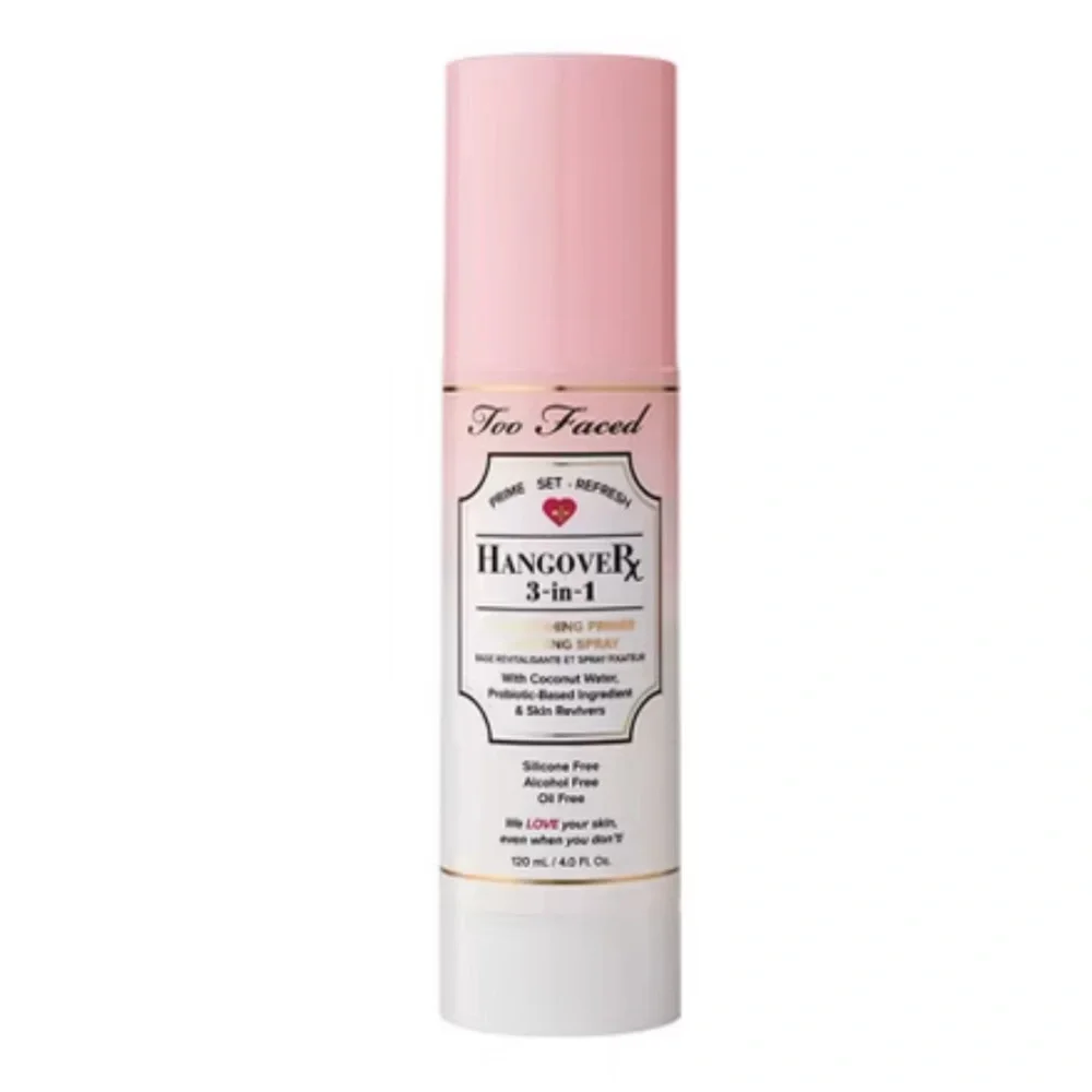 Too Faced HangoveRX 3-In-1 Replenishing Primer & Setting Spray NIB